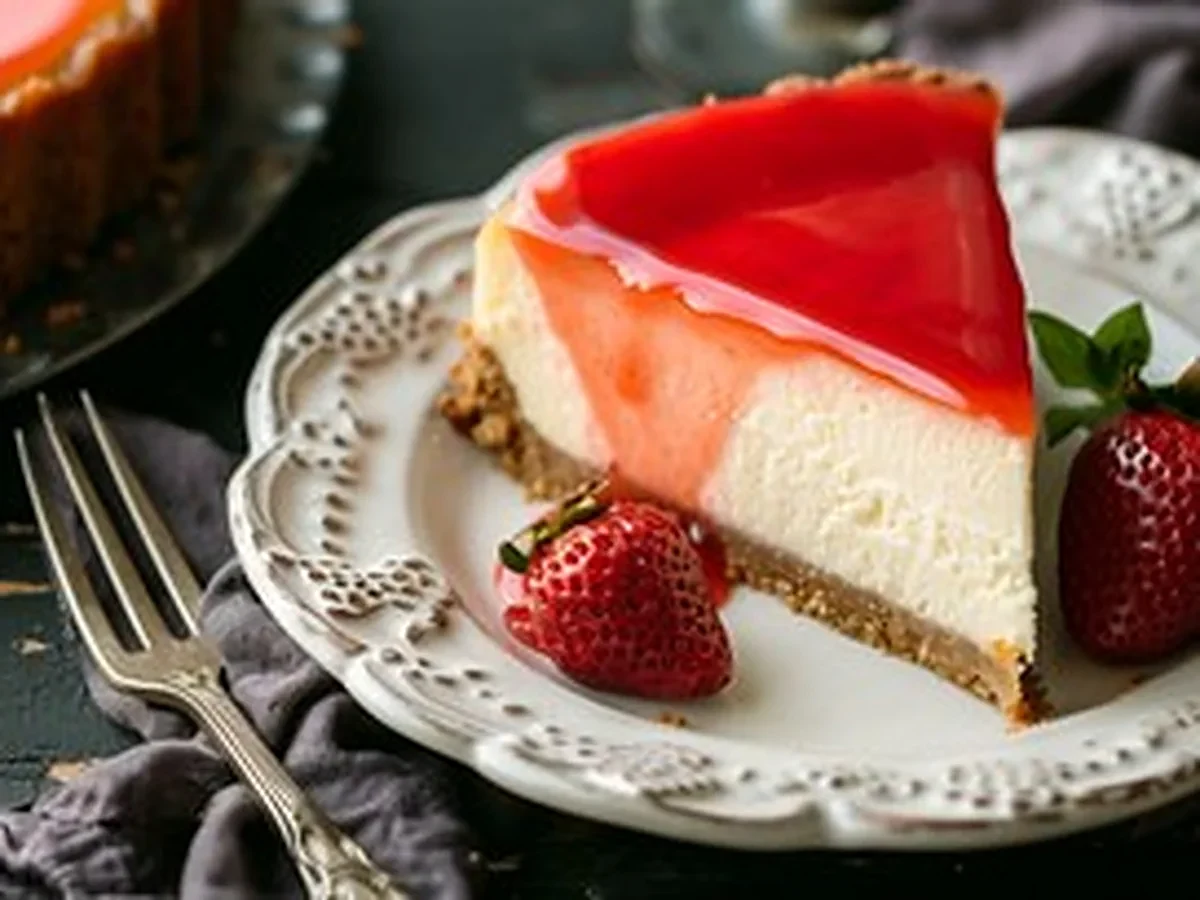 Cheesecake de morango